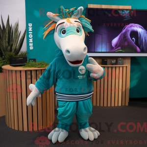 Postava maskota Teal Quagga...