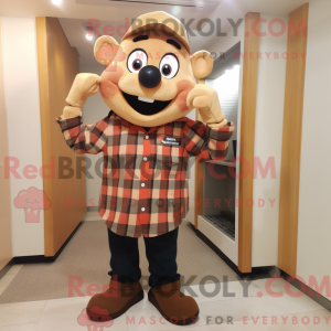 Tan Phone maskot kostume...