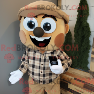 Tan Phone mascottekostuum...