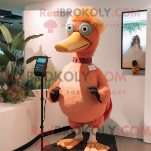 Peach Dodo Bird mascotte...