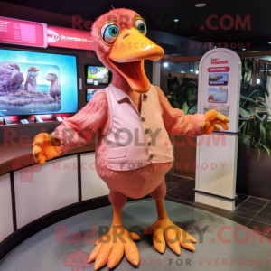 Peach Dodo Bird maskot...