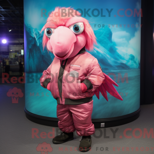 Maskottchenkostüm Rosa...