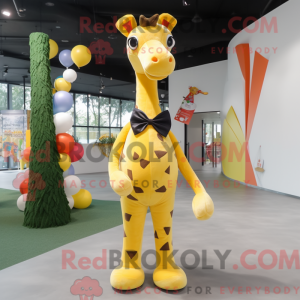 Yellow Giraffe mascot...