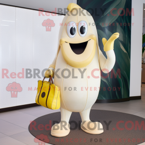 White Baa mascot costume...