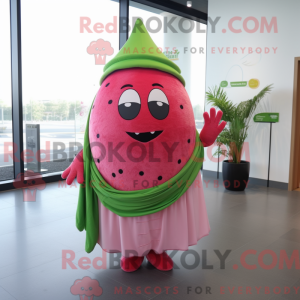 Pink Watermelon mascot...