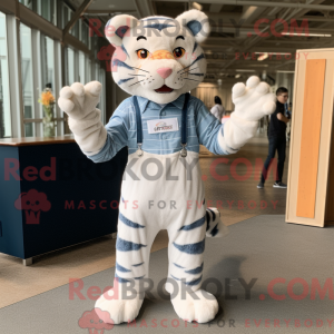 Cream Tiger maskot kostume...