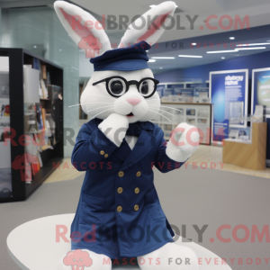 Navy Rabbit mascot costume...