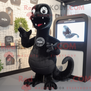 Black Hydra mascot costume...