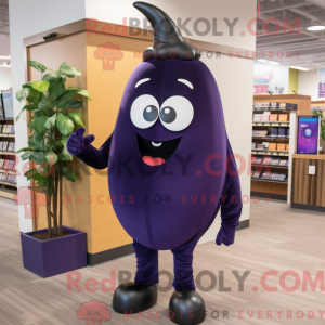 Navy Eggplant mascot...
