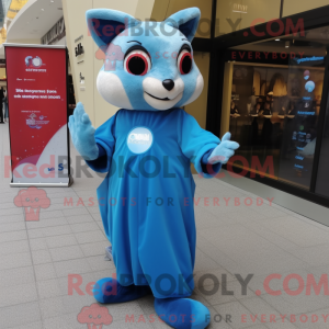 Blue Flying Squirrel mascot...