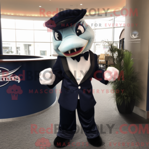 Navy Barracuda maskot...