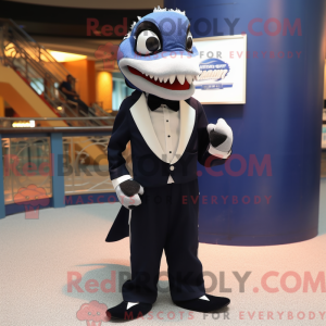 Navy Barracuda mascot...