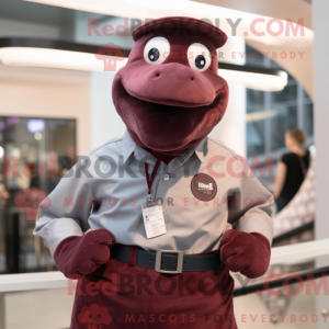 Maroon Titanoboa mascot...