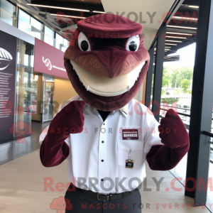 Maroon Titanoboa mascot...