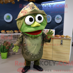 Olive Fish Tacos mascot...