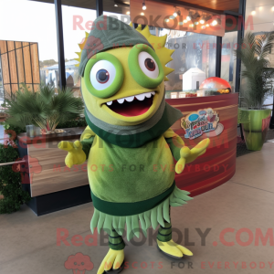 Olive Fish Tacos mascot...