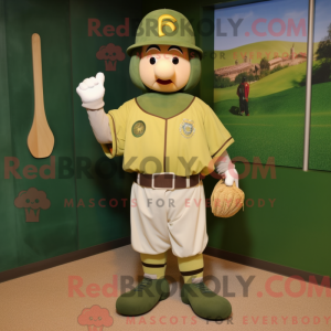 Olive Roman Soldier mascot...