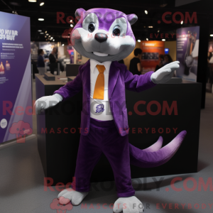 Purple Weasel mascot...