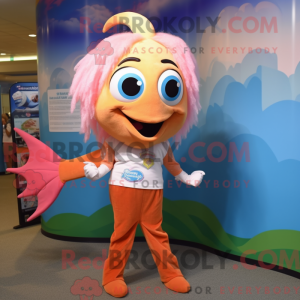Peach Barracuda Maskottchen...
