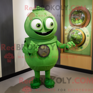 Maskottchenkostüm Grüne...