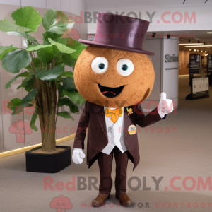 Brown Onion mascot costume...