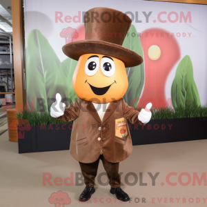 Brown Onion mascot costume...