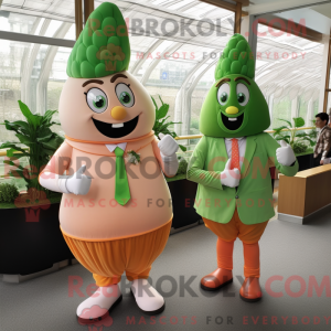 Peach Asparagus mascot...