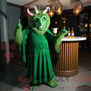Forest Green Devil mascot...