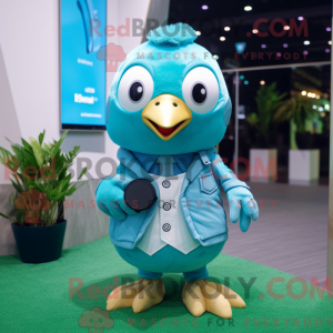 Disfraz de mascota Cyan...