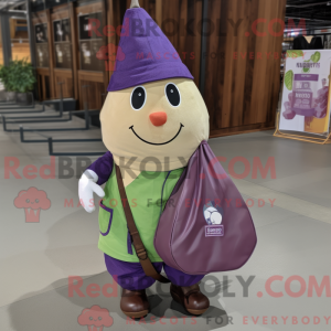 Postava maskota Purple Pear...