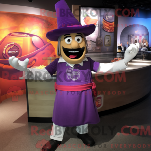 Purple Fajitas mascot...