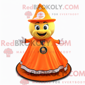 Orange Ring Master mascot...