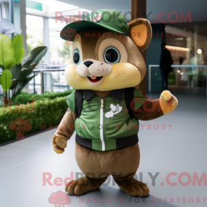 Máscara de Olive Chipmunk...