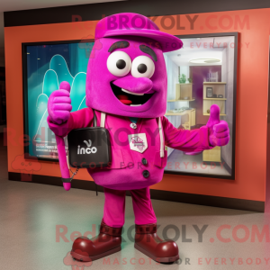Magenta Phone maskot...
