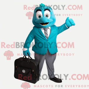 Teal Wrist Watch mascot...