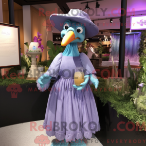 Lavender Dodo Bird mascot...