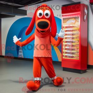 Red Hot Dogs mascot costume...