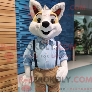 Cream Fox maskot kostume...