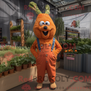 Rust Gulerod maskot kostume...