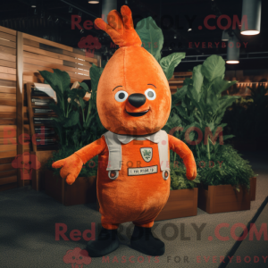 Rust Gulerod maskot kostume...