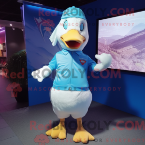 Sky Blue Goose máscara...
