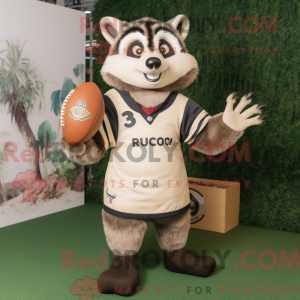 Cream Raccoon mascot...