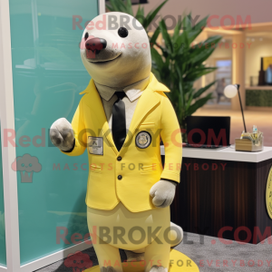 Lemon Yellow Seal mascot...