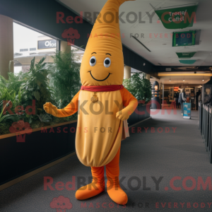 Gold Carrot mascottekostuum...