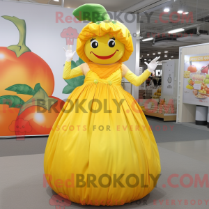 Postava maskota Yellow...