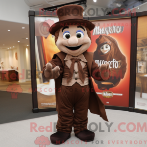 Brown Magician mascot...