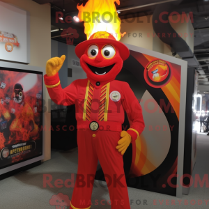 Red Fire Eater mascot...