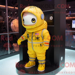 Citrongul Astronaut maskot...