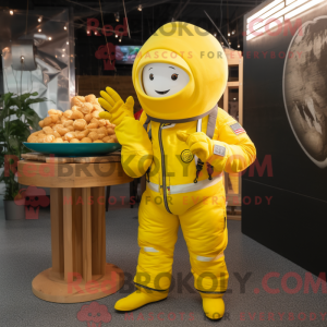 Citrongul Astronaut maskot...