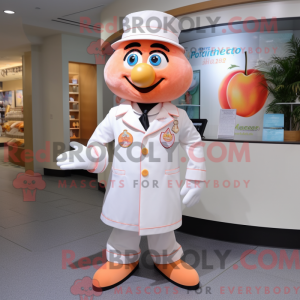Peach Doctor maskot kostume...